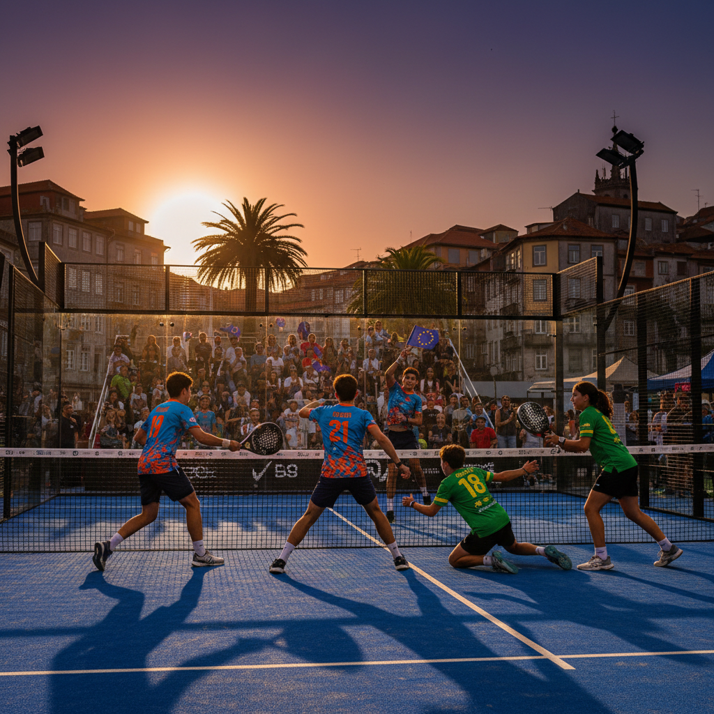 Equipos GB fuera pronto en el FIP Junior Euro Padel Cup
