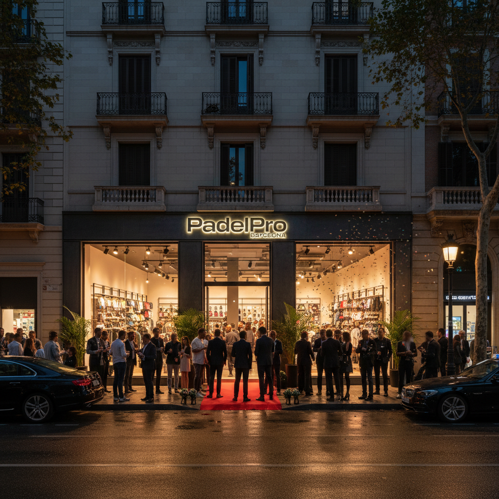 Padel Nuestro abre flagship store en Barcelona